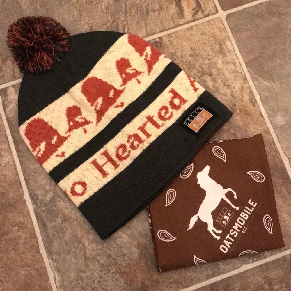 Bell’s Two Hearted Ale Custom Knit Beanie w/ Pom